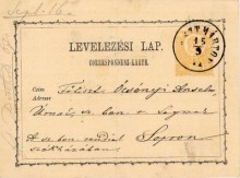 Levelezőlap,1871