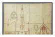 Alaprajz és homlokzati tervek a soproni bencés templom restaurálásához
