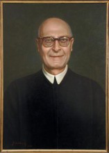 Monsberger Ulrik bakonybéli címzetes apát portréja